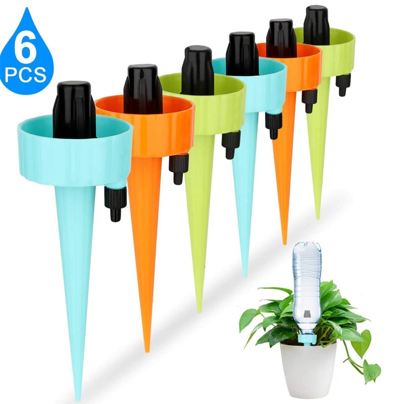 Self Watering Insert - Pointes d'arrosage automatique pour plantes, 6/12